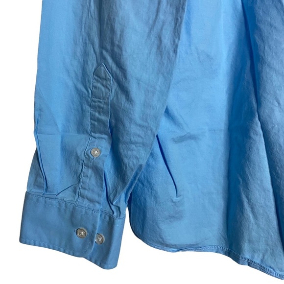 Tommy Hilfiger Slim Fit Bue Button Down Dress Shirt Extra Large XL - Picture 9 of 15